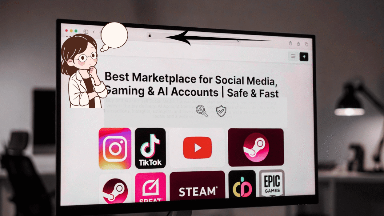 Best Marketplace for Social Media, Gaming & AI Accounts | Safe & Fast